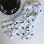 شال خالخالی سفید