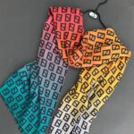 شال فندی رنگارنگ