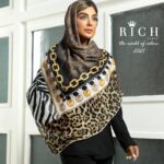 روسری پلنگی زنجيری