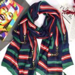 شال سرمه‌ای سبز