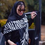 روسری حاشیه زبرا