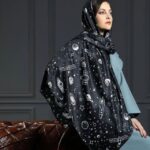 روسری طرح کهکشان