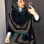 شال حاشیه برفکی