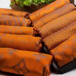 روسری ژاکارد نارنجی