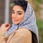 کالکشن بیبی اسکارف خالخالی ساده