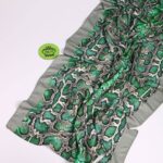 شال موهر پوست ماری سبز