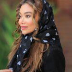 بیبی اسکارف مشکی قلب