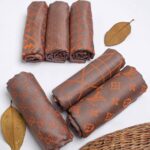 کالکشن شال ژاکارد طوسی آجری