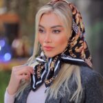 بیبی اسکارف ابریشم طرح ورساچه