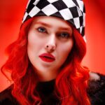 بیبی اسکارف حریر شطرنجی