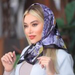 بیبی اسکارف یاسی گل خطی