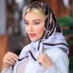 بیبی اسکارف ابریشم زنجیری