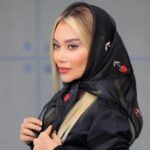 بیبی اسکارف مشکی لاله