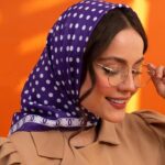 بیبی اسکارف وری پری خالخالی حاشیه شنل