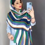 شال راه راه بهاری