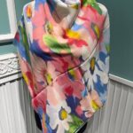 روسری آبرنگی بابونه