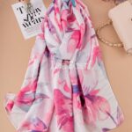 شال فلاور صورتی