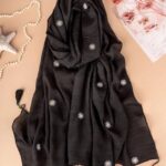 شال بابونه گلدوزی