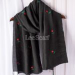 شال لاله گلدوزی