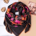 روسری حاشیه گل (اوت لت)