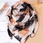 روسری هاله ایی نسکافه ایی (اوت لت)