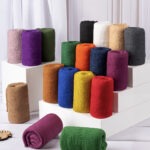 شال پلیسه رنگی