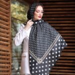 روسری خالخالی زنجیری