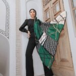 روسری دیور سبز