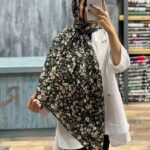 روسری شکوفه طلایی