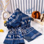 شال موهر دورو طرح کریسمس