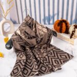 شال موهر دورو طرح برگ