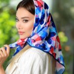 بیبی اسکارف حریر پروانه