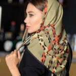 بیبی اسکارف حریر پلنگی