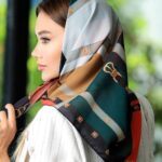 بیبی اسکارف حریر کمربندی