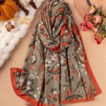 شال زارا سدری پاییزی کج راه (اوت لت)