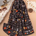 شال پاییزه هندسی پاییزی کج راه (اوت لت)