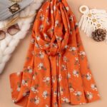 شال پاییزه شکوفه پاییزی کج راه (اوت لت)