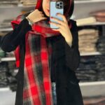 شال بافت چهارخونه