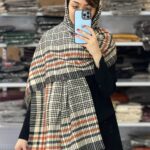 شال موهر پیچازی تیره