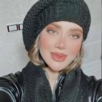 شال و کلاه ساریسا رنگ ذغالی