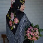 روسری پیچازی گلدار