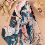 شال  هاوایی سرمه ای (ایراد چاپی جزئی)