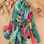 شال پاستلی هاوایی (ایراد چاپی جزئی)