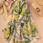 شال  هاوایی برگ انجیری (ایراد چاپی جزئی)