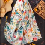 شال فلاور آبرنگی (ایراد جزئی)