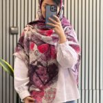 روسری طرحدار ال وی