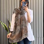 شال  نودپلنگی ایراد جزئی