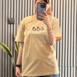 تیشرت گلدوزی پنگوئن کرمی