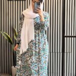 پیراهن طرح برگی