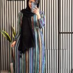 پیراهن طرح راه راه